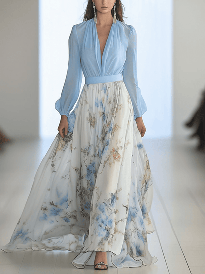Zara | Elegante Abito Maxi Floreale