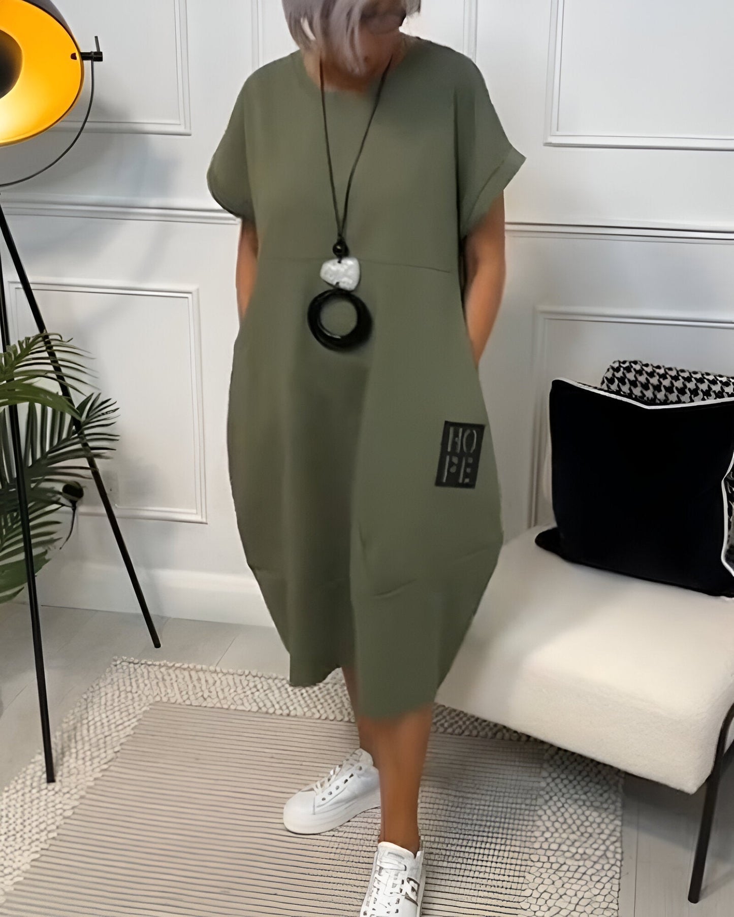 Bessie – Abito Camisón Midi Confortevole