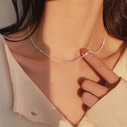 Collana eleganza clavicola