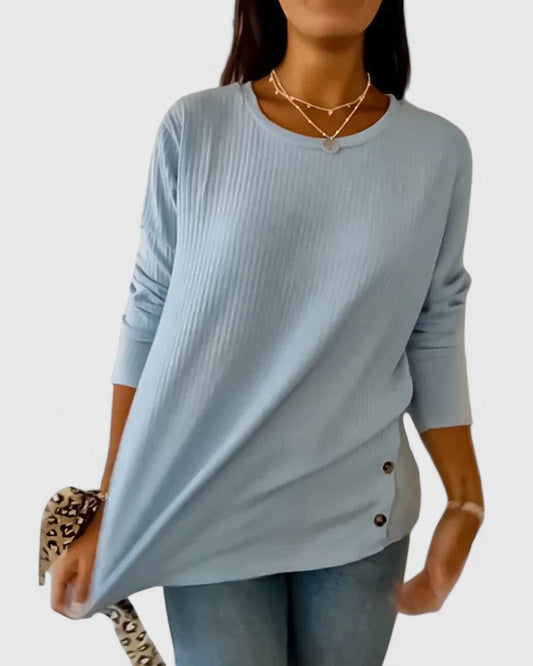 Megan™ | Top elegante di Collo rotondo