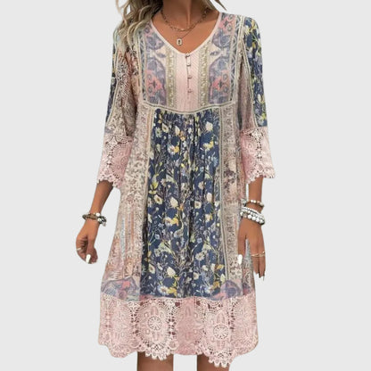 Naya | Abito midi Boho Fluido