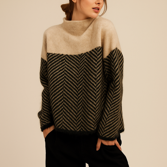 Zara | Maglione termico di Collo alto da donna | Calore classico