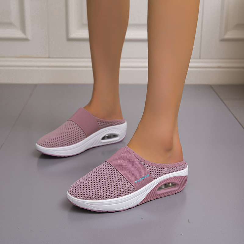 Myrna - Sandali ortopedici casual con malla da donna