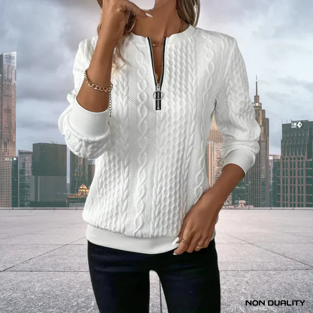 Maglione con zip di non-dualità