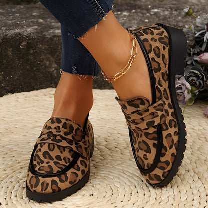Camélia - Scarpe eleganti con estampado di leopardate da donna