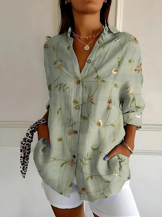 Yllona – Blusa Relaxed con bottoni