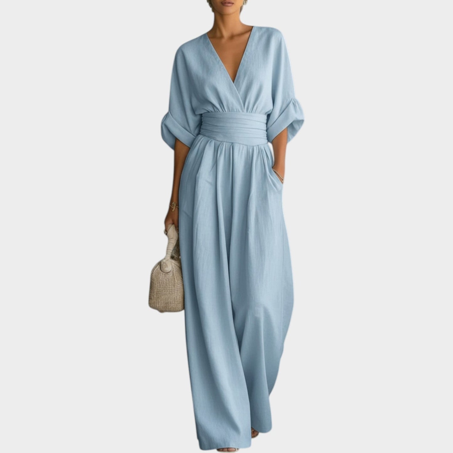 Jumpsuit ampio Drappeado