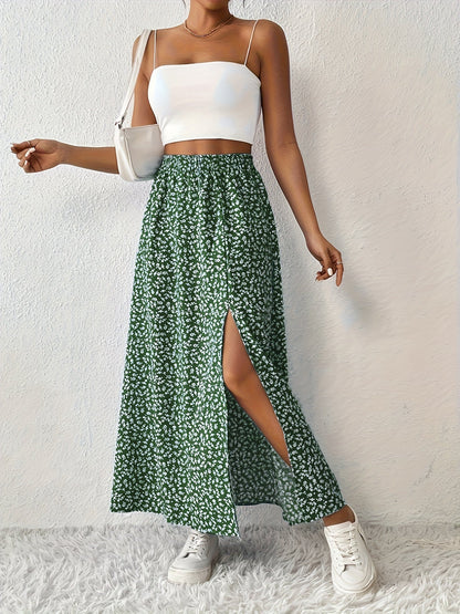 SOLYNNE – GONNA MAXI CON STAMPA FLOREALE