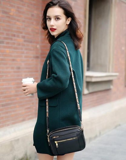 Erikka | Borsa Elegante a tracolla con tracolla regolabile con stampa