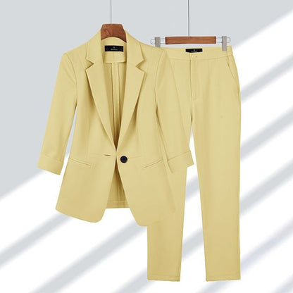 Viktoriya - Set Completo di Blazer e Pantaloni