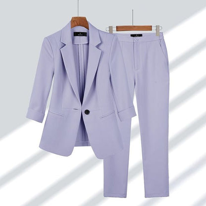 Viktoriya - Set Completo di Blazer e Pantaloni