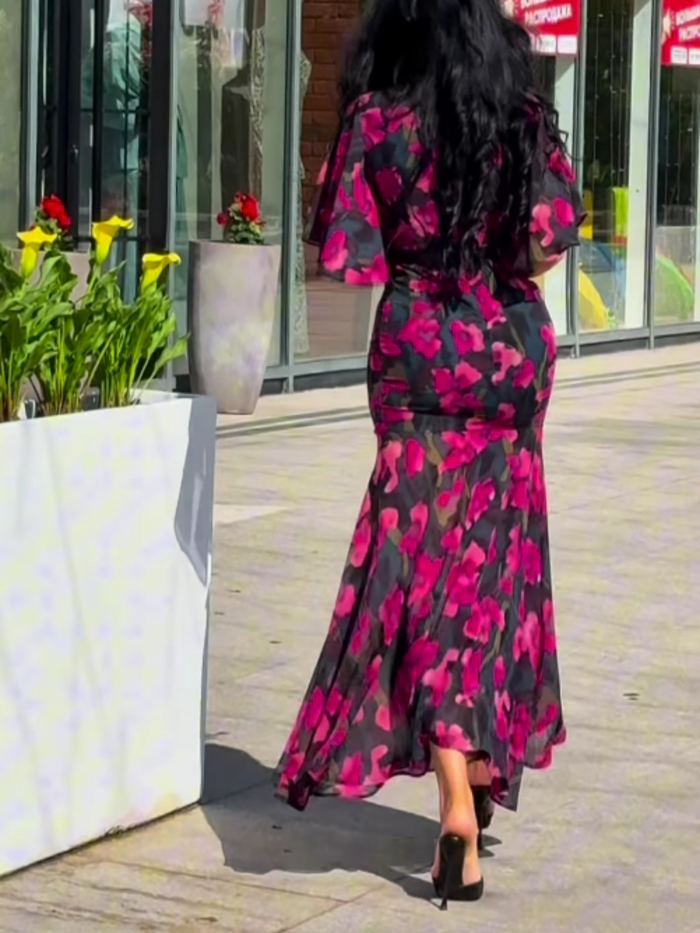 VIVIANA – ABITO MAXI AVVOLGENTE DI ELEGANZA FLOREALE