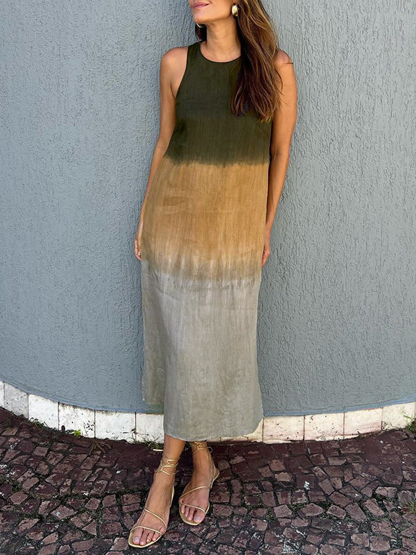 Lysette - Abito Maxi Stampato Elegante