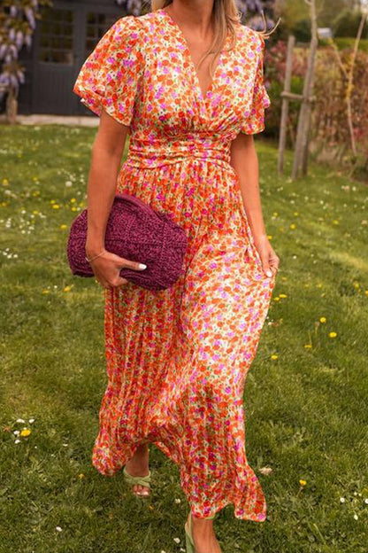 Abito maxi Elegante Alora con Scollo a V