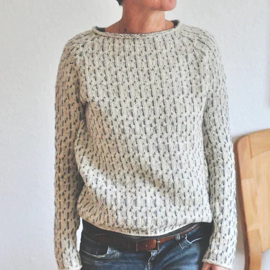 Linda | Maglione Elegante di Scollo a barca