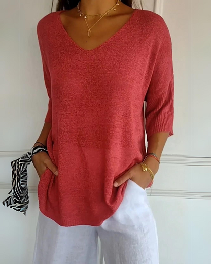 CELIA - TOP DI COTONE TRASPIRANTE