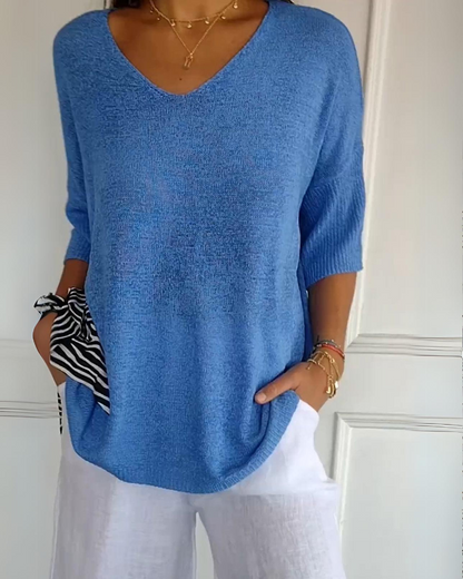 CELIA - TOP DI COTONE TRASPIRANTE