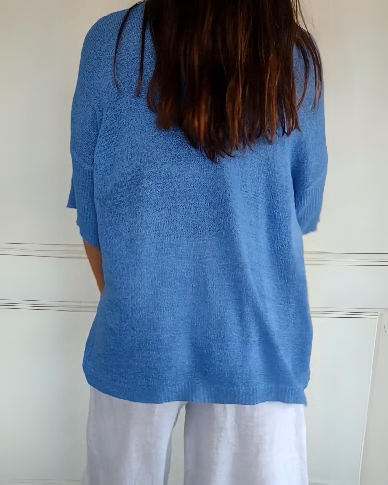 CELIA - TOP DI COTONE TRASPIRANTE