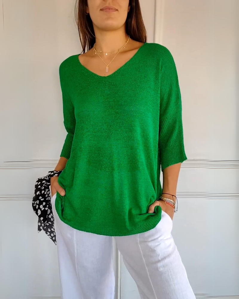 CELIA - TOP DI COTONE TRASPIRANTE