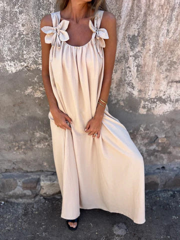 Abito floreale Scollo in U - Eleganza Senza tempo