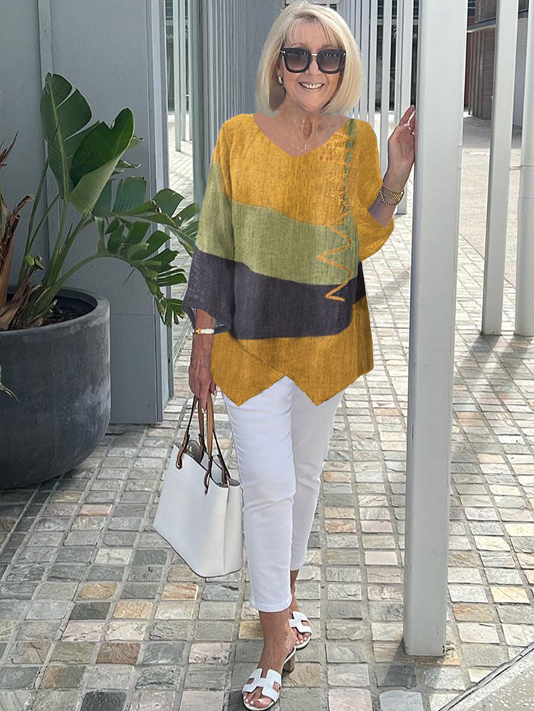 Tahlira - Maglione Largo Casual a maniche lunghe
