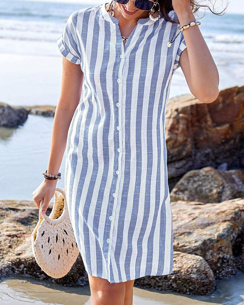 Pamela™ | Abito elegante a righe