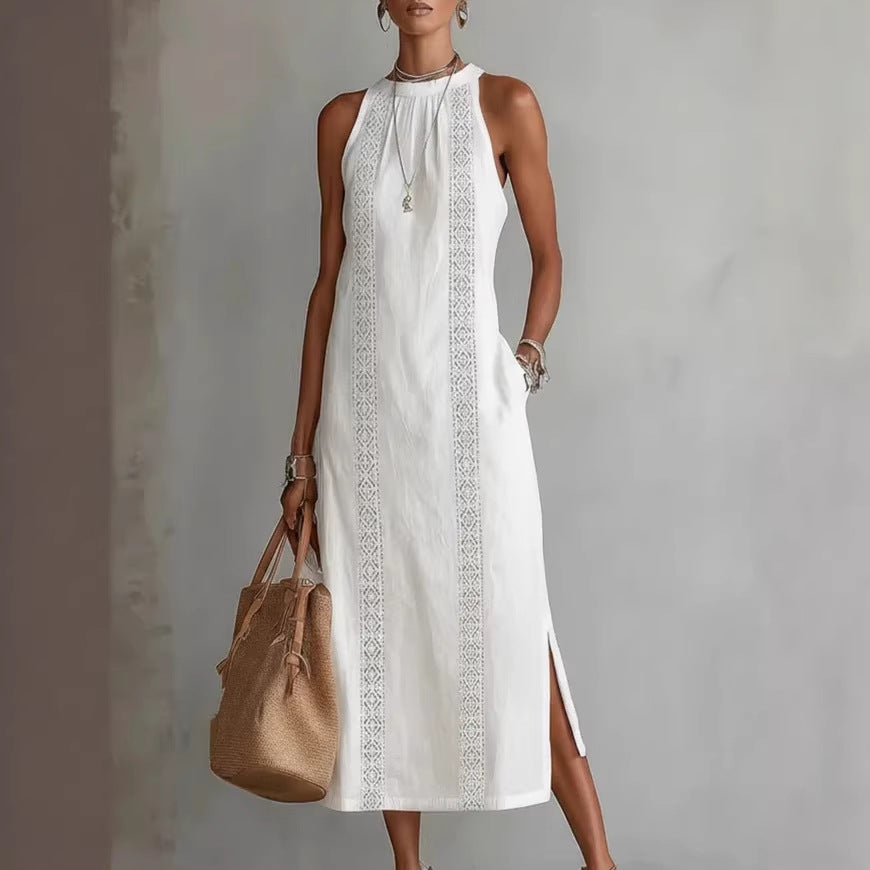 Abito maxi Vittoria - Eleganza Senza tempo e Ricamo artigianale