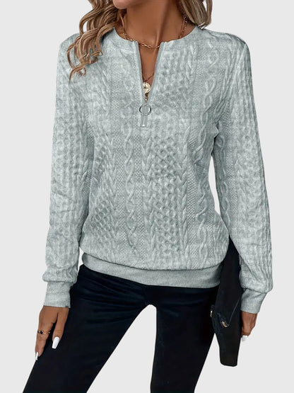 Nora™ | Maglione con zip
