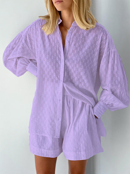 Elizabeth - Set di Camicia e shorts Freschi