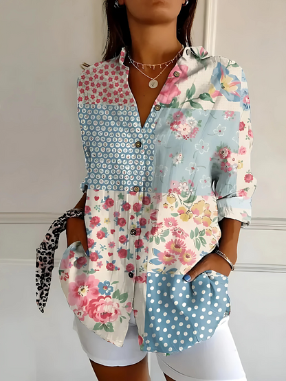 Yllona – Blusa Relaxed con bottoni
