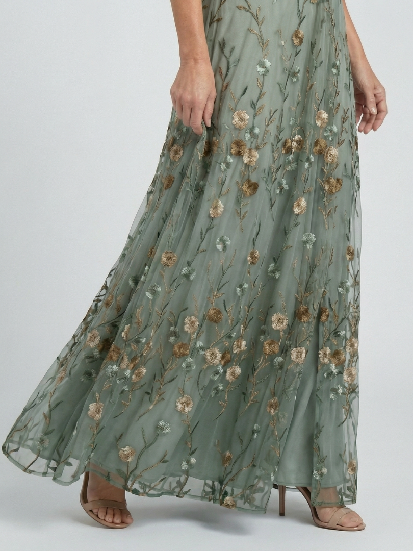 Selora | Abito maxi Flow con Scollo halter