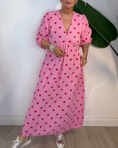 SOPHIA – ABITO MAXI CUORE DOLCE