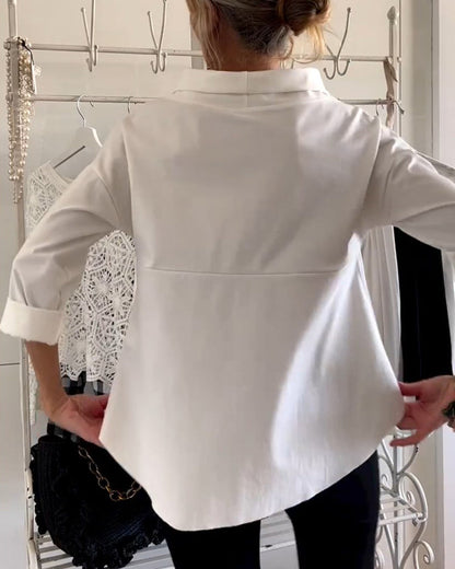 WIEBKE I BLUSA COMODA DI MANICA 3/4