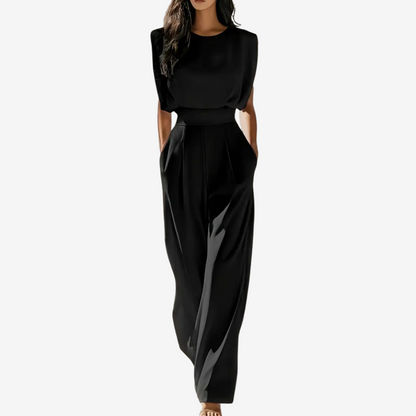 Ariia™ Jumpsuit con Vita Aderente