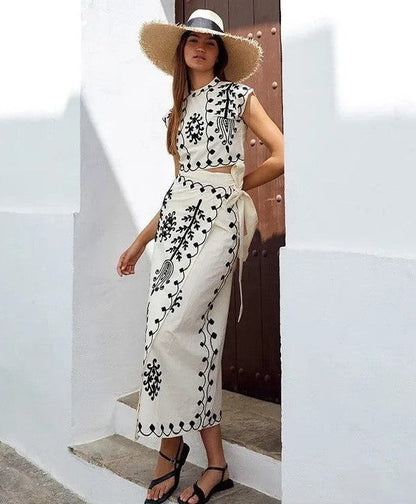 Camilla - Set di Top e Gonna Impresa