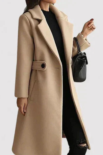 Cappotto con cintura