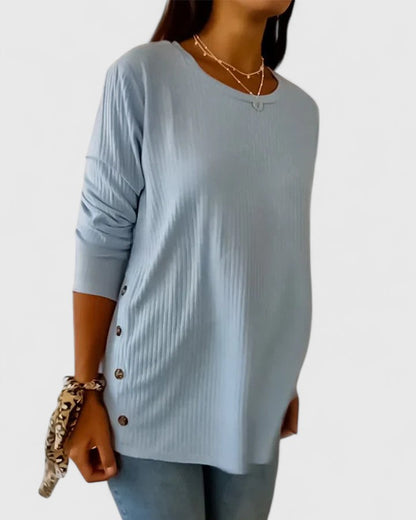 Megan™ | Top elegante di Collo rotondo
