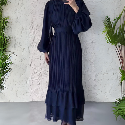 Abito da sera Elegante Otoñal con Dettagli di Tul