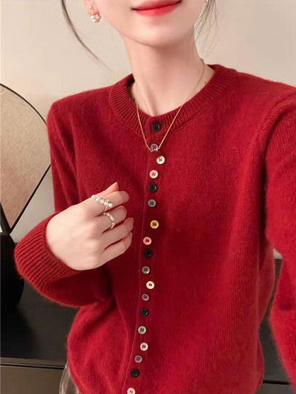 Aaliyah™ | Elegante Cardigan in maglia Abotonado
