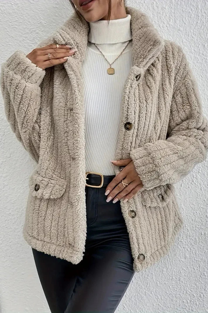 Nova™ | Cardigan di Bottoni in velluto Doppio Cara