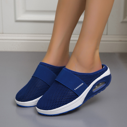 Myrna - Sandali ortopedici casual con malla da donna
