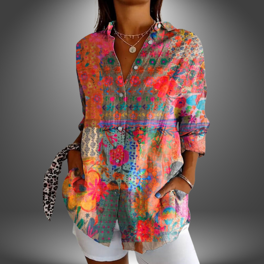 Gracelyn - Blusa Floreale Premium