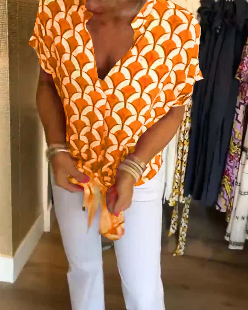 BLUSA STAMPATA ELEGANTE SOLVEIG