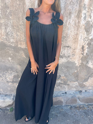 Abito floreale Scollo in U - Eleganza Senza tempo
