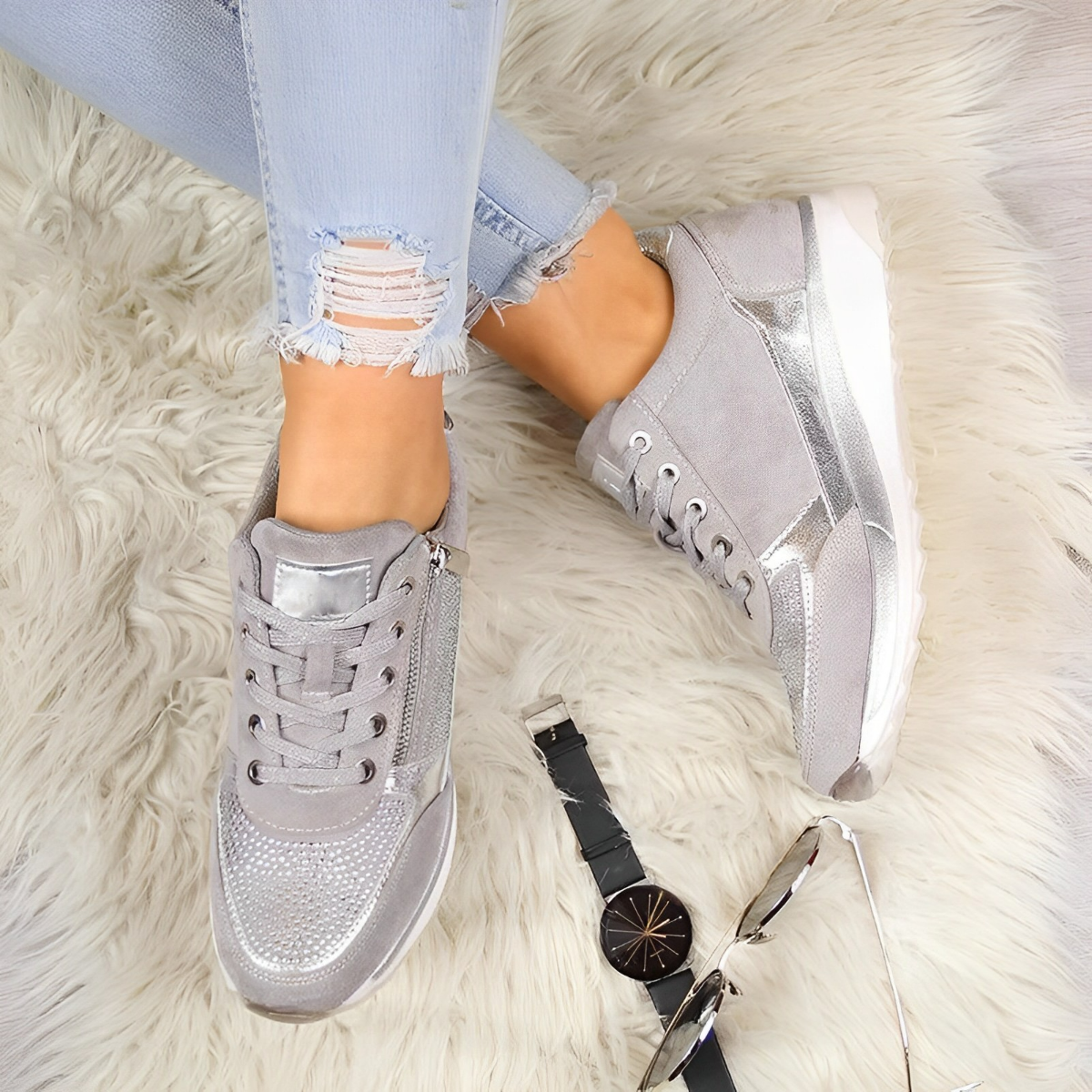 Pro Scarpe – Scarpe ortopediche di Supporto con Zip