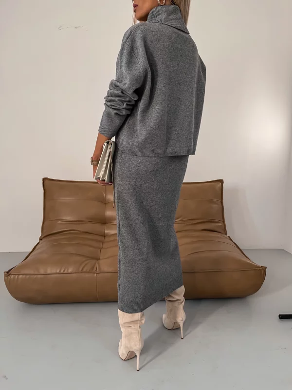 Nicole - Completo in maglia da donna per autunno/inverno