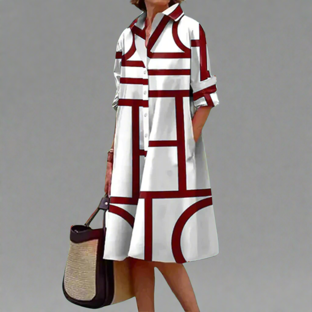 Roswitha™ | Abito Midi Luxe con Design Elegante