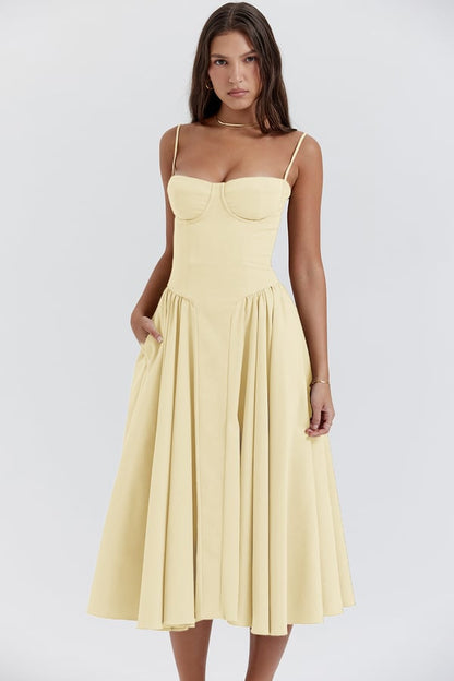 Elara | Abito di Sole con Corsetto Elegante