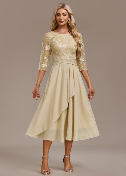 ANDREA – ABITO ELEGANTE in chiffon FLOREALE