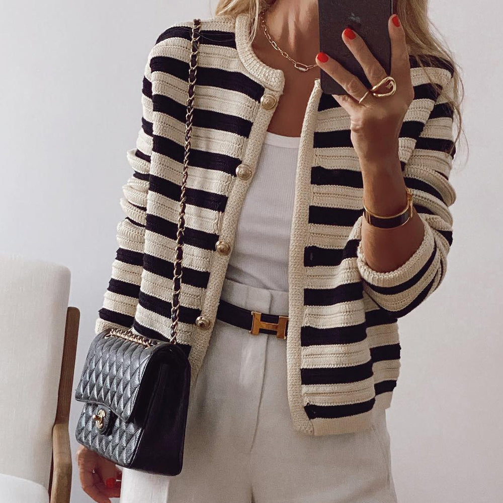 MYLAH | Cardigan a righed elegante